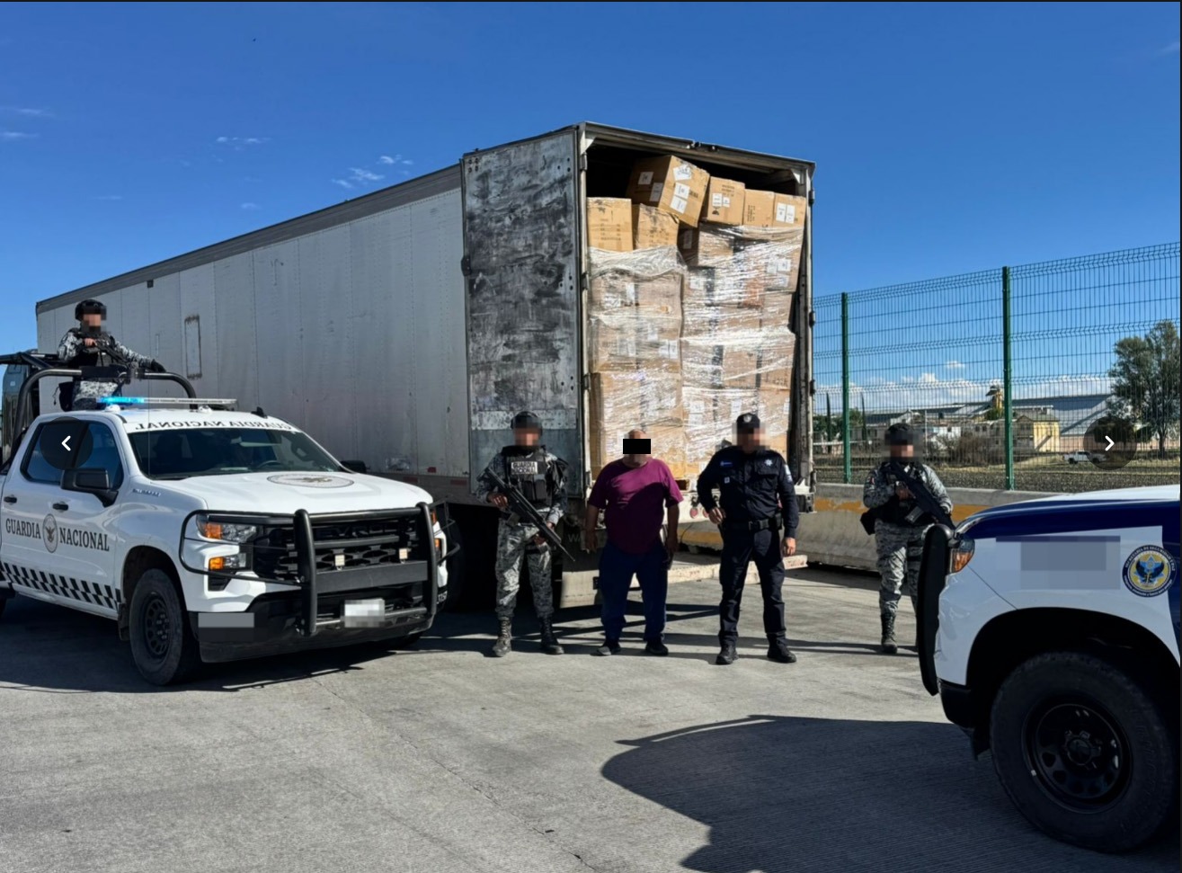 Operativo blindaje Guanajuato aseguran dos tractocamiones 00