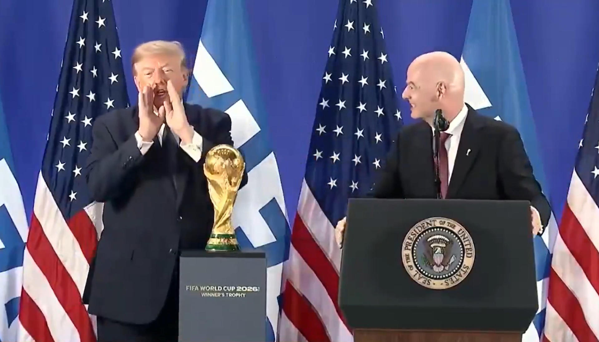 Trump celebra que el Mundial ha "roto récords" y sugiere que EE.UU. repita como sede